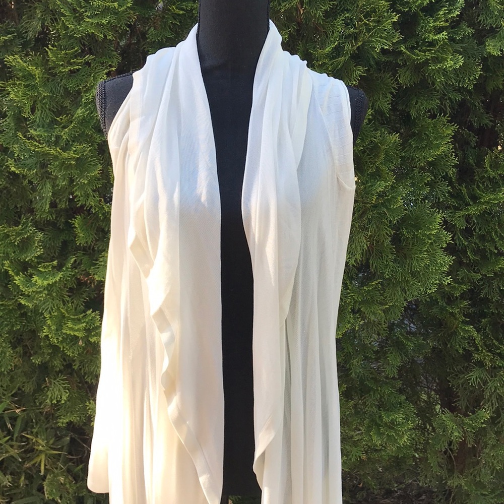 Helmut Lang Draped Sleeveless Cardigan - Picture 3 of 7